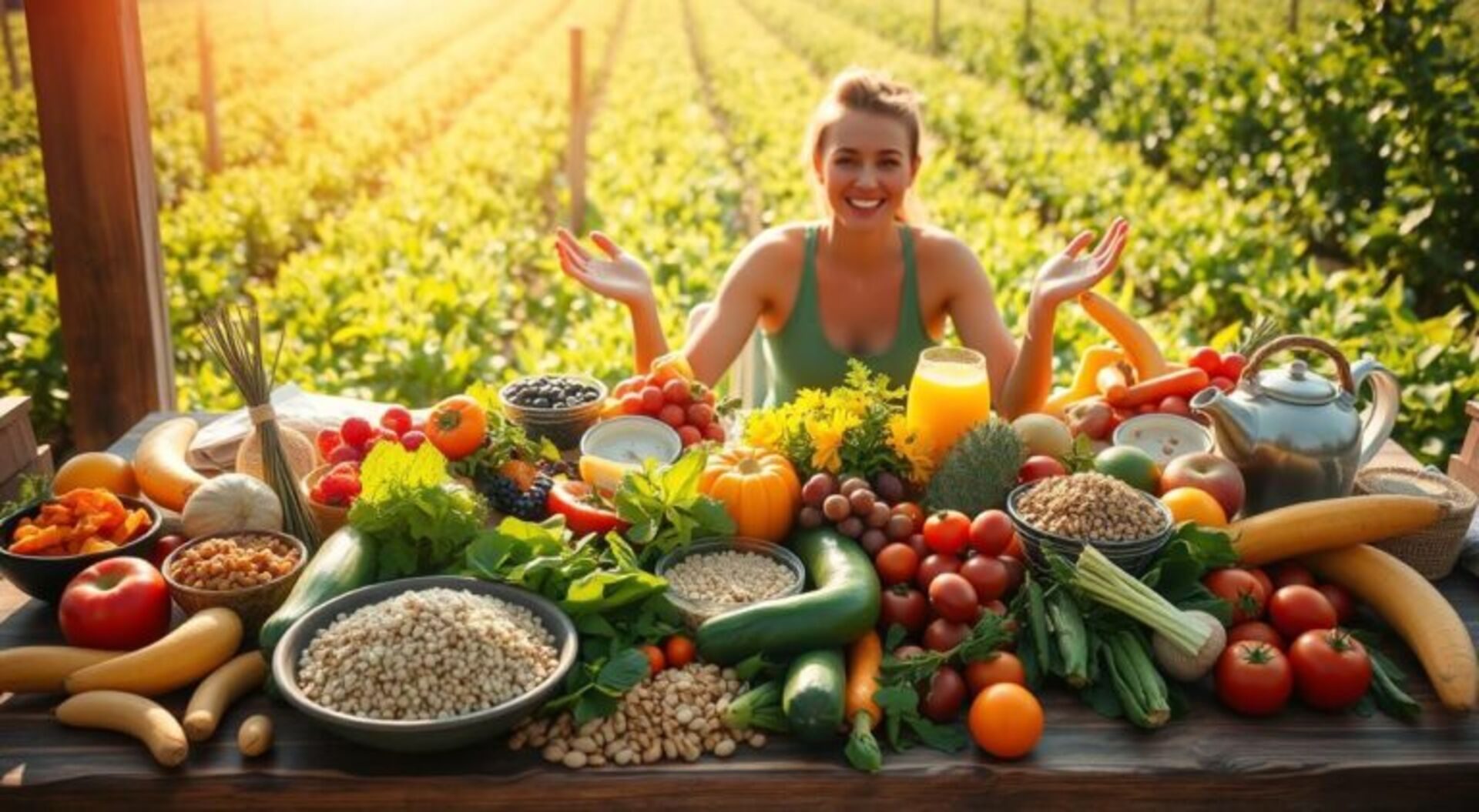 Alimentação e energia positiva